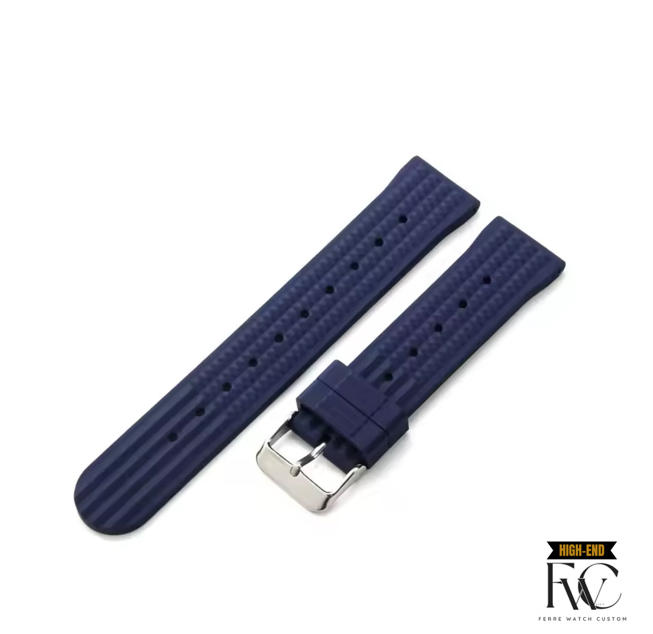 Embossed rubber strap