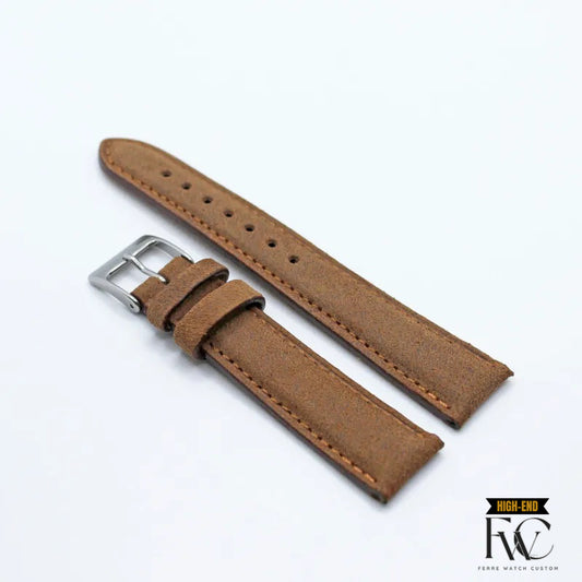 Bracelet Velours 2 Cognac